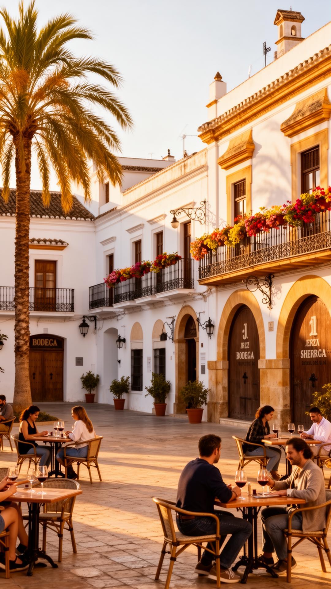 Authentic street scene in Jerez de la Frontera